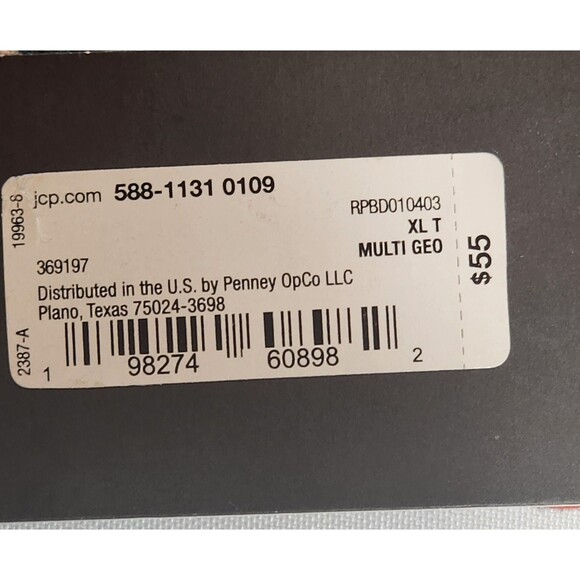 Shaquille O'Neal XLG Mens Shirt Button Short Sleeve Size XLT Red White Black NWT - Picture 11 of 16